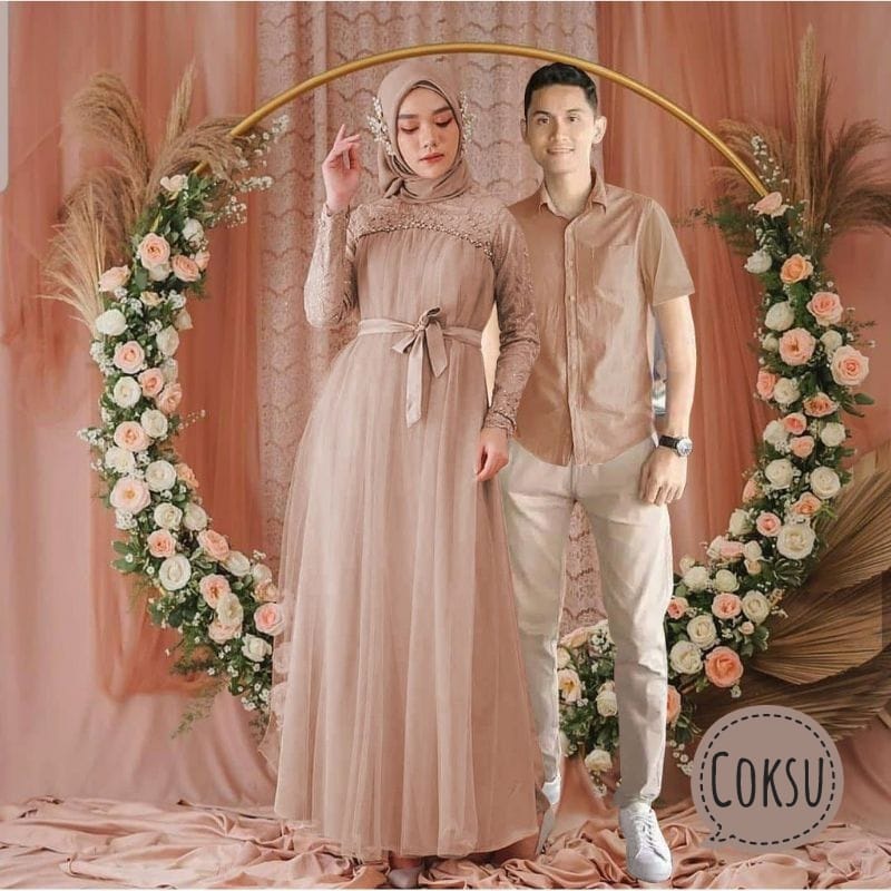 BJ - GAMIS MIKAYLA COUPLE KEMEJA PRIA / GAMIS COUPLE KEMEJA PRIA / UKURAN GAMIS L , XL ,XXL KEMEJA XL / GAMIS COUPLE KONDANGAN / GAMIS COUPLE PESTA / GAMIS BRUKAT WANITA / GAMIS WANITA  BIGSIZE / MAXI WANITA KONDANGAN / MAXI WANITA MURAH