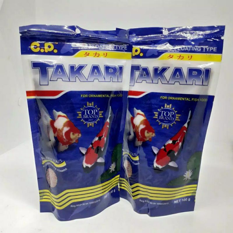 Pakan Ikan Hias Pakan Ikan Takari Pelet Ikan Koki Molly Guppy Takari 100 gram 250 gram 500 gram
