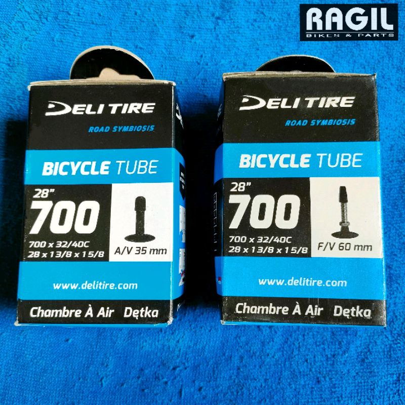 BAN DALAM SEPEDA 700 x 32C 35C 38C 40C 700x32 700x35C 700x38C 700x40C DELI TIRE PRESTA 43mm 60mm AV 