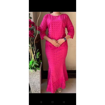 Stelan katun bolong rok pjg lapis katun ukuran L ld 100Xl ld 106Xxl ld 110