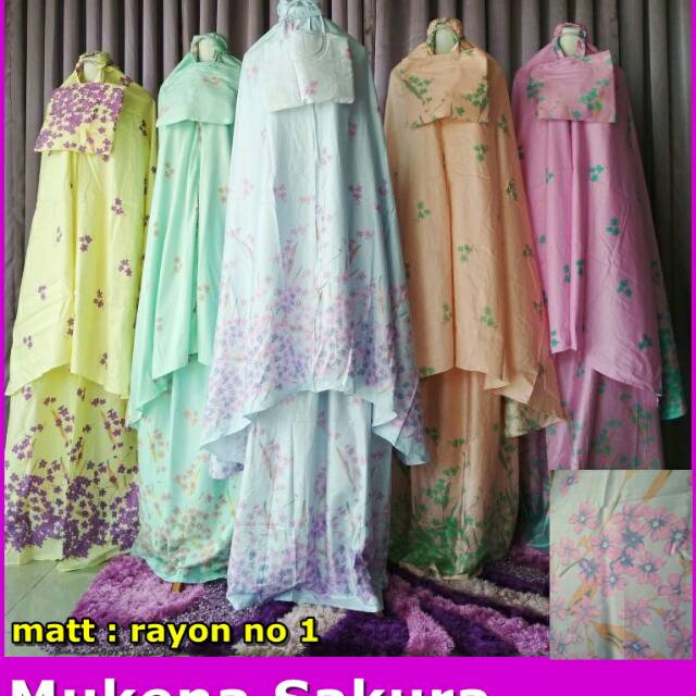 Mukena dewasa mekena pakaian ibadah muslim wanita