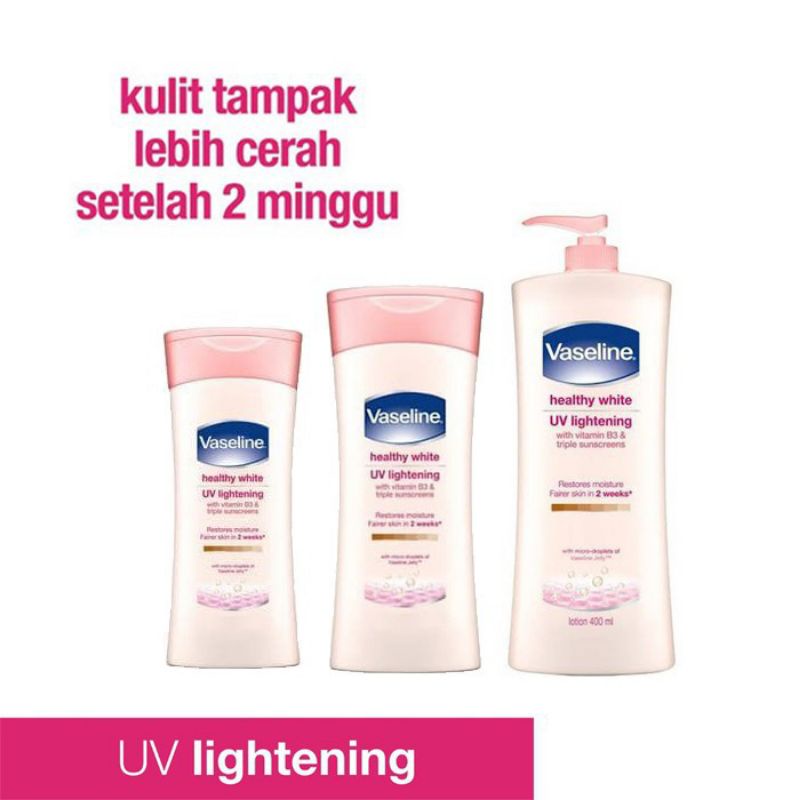 handbody vaseline Pump health bright| skinfood|skinserum 400ml-200 ml