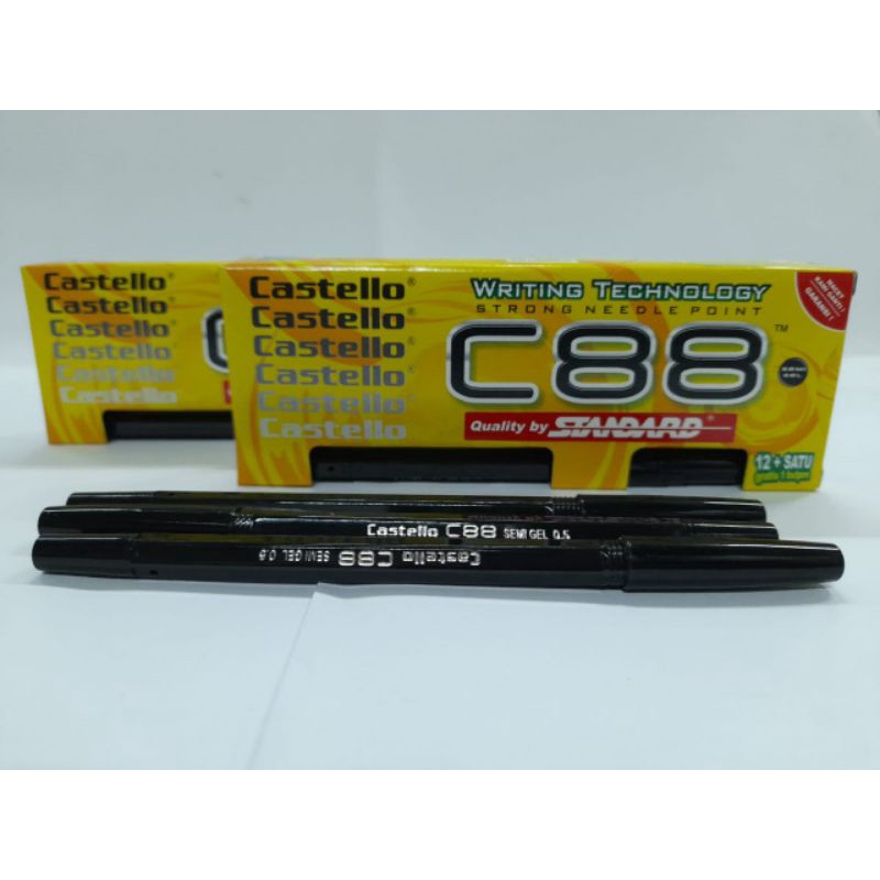 

pulpen standard C88 Castello hitam