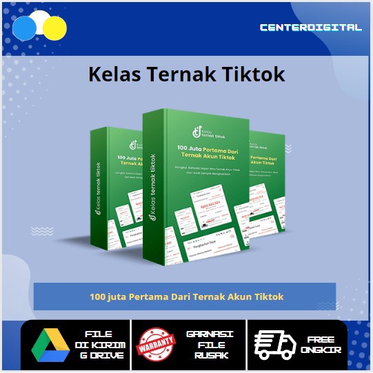 ECOURSE MURAH KELAS TERNAK TIKTOK