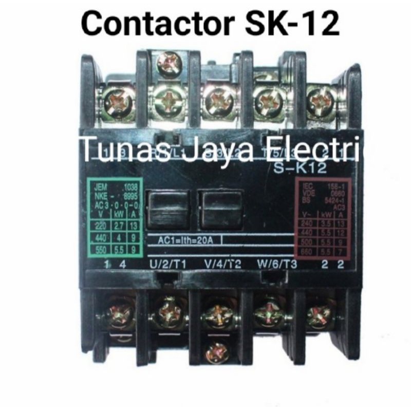 Magnetic Contactor SK-12 220/380V INS