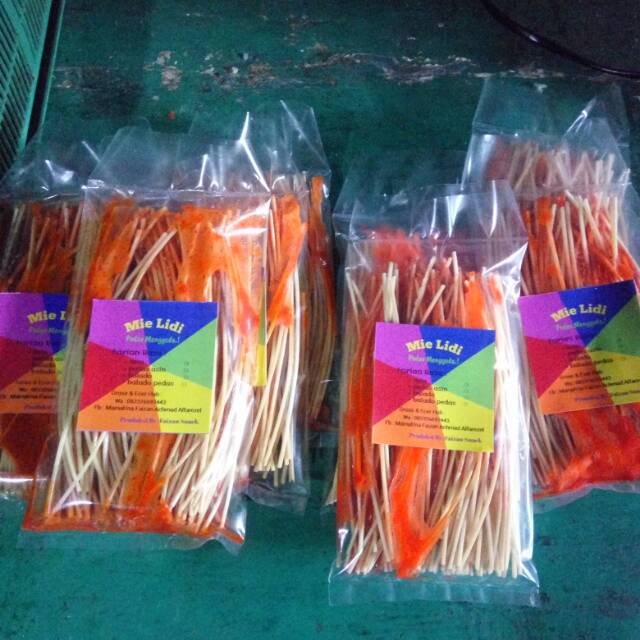 

Mie lidi Pedas Menggoda