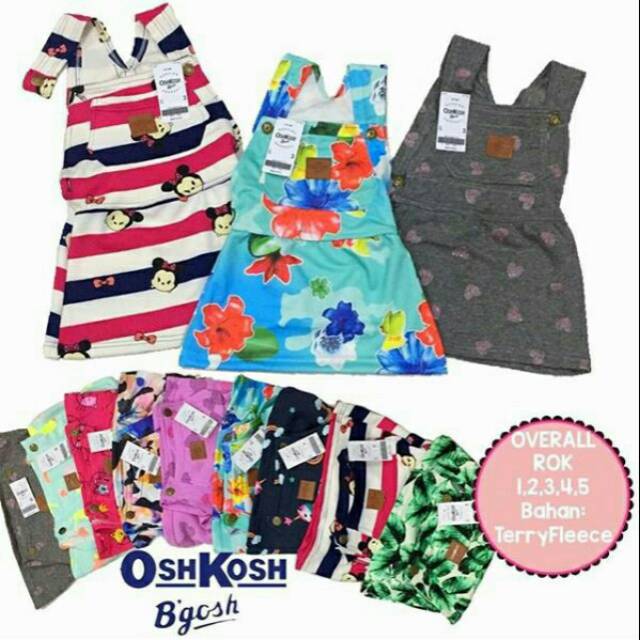 Overall rok Oshkosh anak 2-5thn