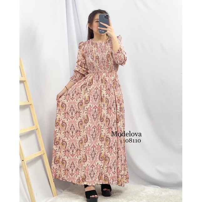 MDLV ~ 08110 MARGARET MAXI LONG DRESS WOMEN MAXI GAMIS MUSLIM DRESS MUSLIM DRESS PREMIUM DRESS MAXI IMPORT FASHION IMPORT