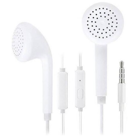 Headset Xiaomi MH133 Handsfree Earphone Redmi Earphones Hedset Oppo VIVO Realme Asus Putih Bagus