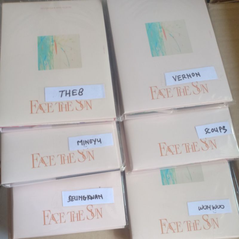 [READY STOCK] FULL ALBUM 4TH SEVENETEEN FACE THE SUN FTS SEALED FULLSET + POSTER 1ST FIRST PRESSCARA