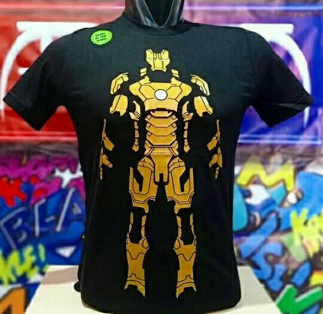 Kaos Superhero Iron Man dan Dulur