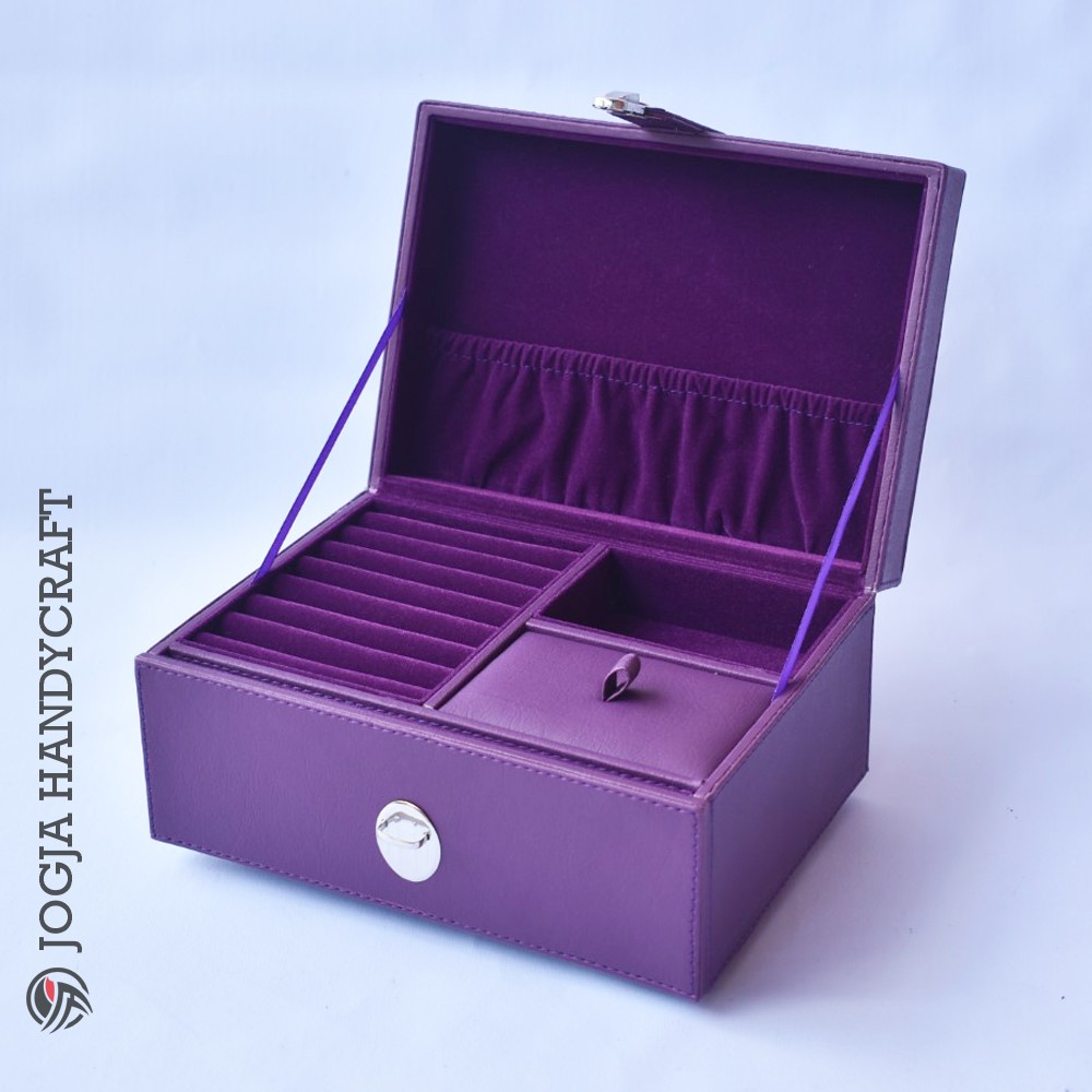 NEW!! Jewelry Box | Kotak Tempat Perhiasan &amp; Aksesoris Purple