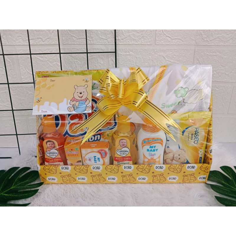 PARCEL BAYI MURAH BAJU BABY GIFT KADO LAHIRAN PARSEL-Kuning