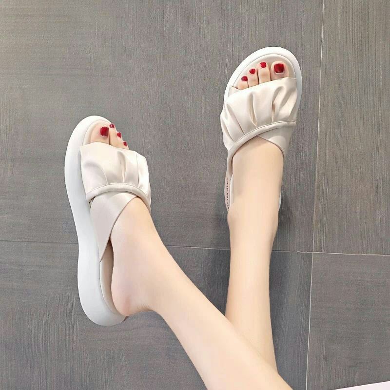 AGI7790 Sandal Slop Wanita Fashion Import X Renda Ready Jakarta Bisa COD (With Box)