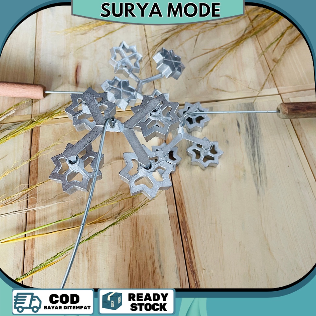 Cetakan Kembang Goyang Isi 4