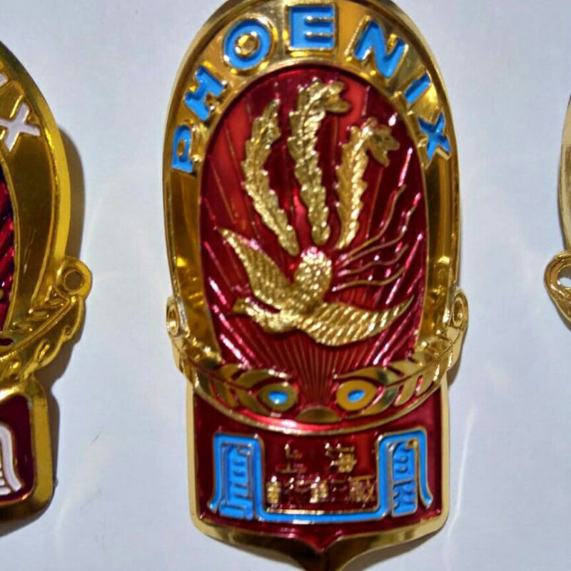 Plat label plat merek peneng PLAT SEPEDA ONTHEL - EMBLEM SEPEDA ONTHEL - LOGO SEPEDA PHOENIX BLUE