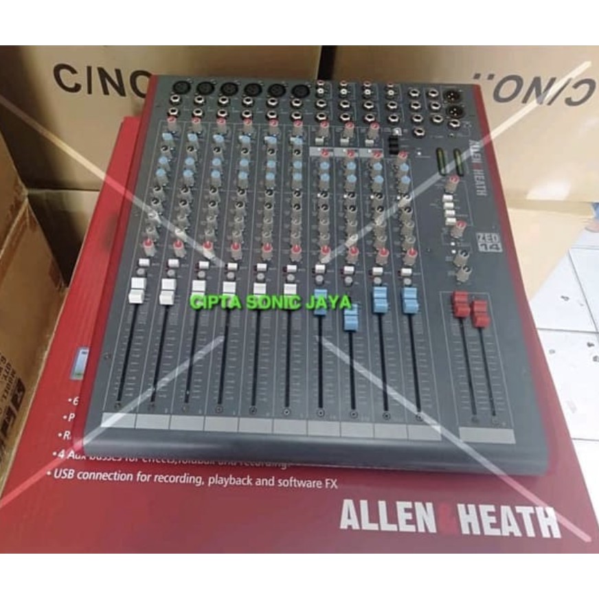 MIXER ALLEN HEATH ZED 14