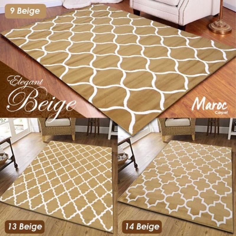 KARPET MAROC COLLECTIONS SIZE 210X310 (JUMBO)-BEIGE (9/13/14)