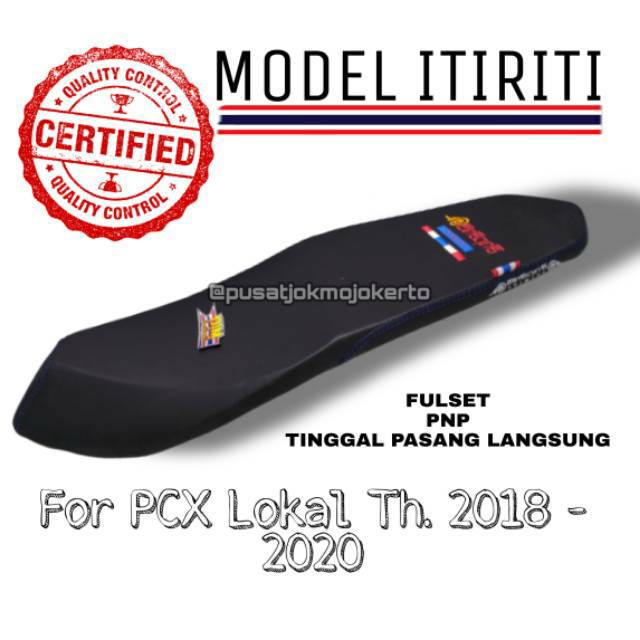 Jok Slim Pcx 160 / 150 model Iritiri Slim anti jinjit FULSET PNP