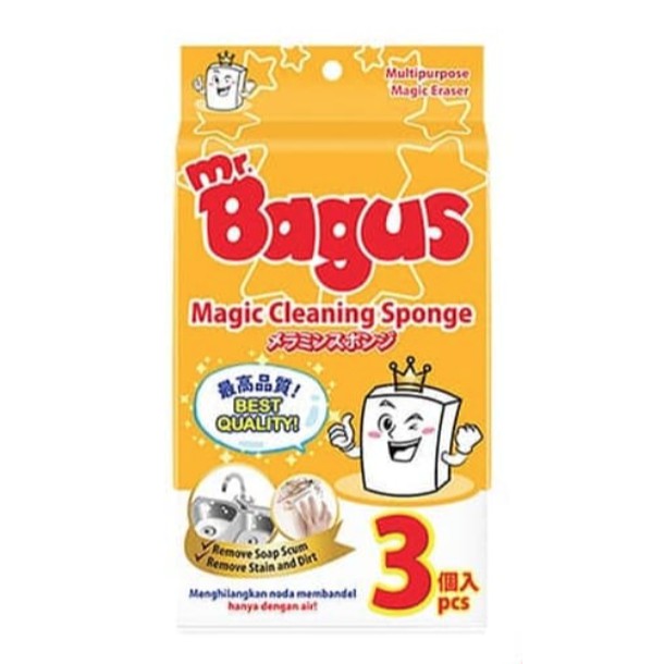 Mr. BAGUS - Magic Cleaning Sponge (isi 3pcs)