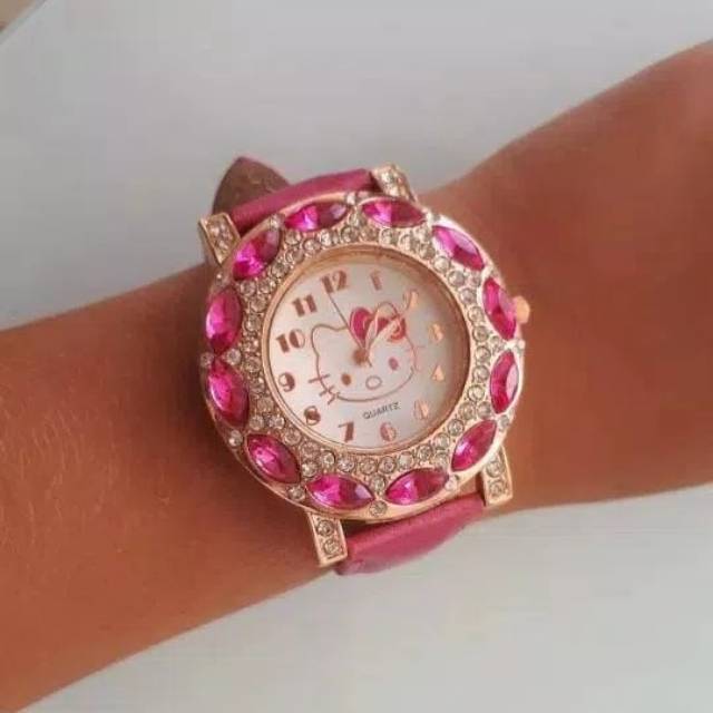 Jam tangan hello kitty
