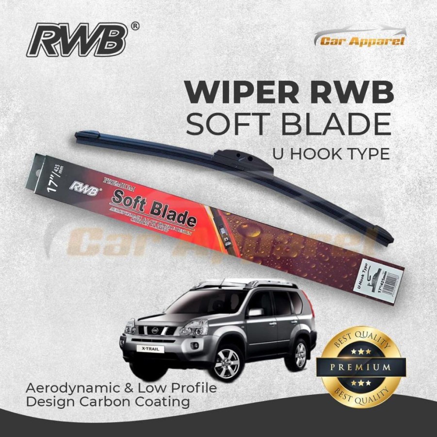 Wiper RWB Soft Nissan xtrail T31 2008-2013 / Windshield Xtrail T31