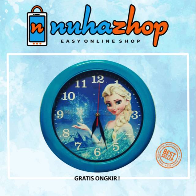 Jam Dinding Frozen Bagus Murah Besar