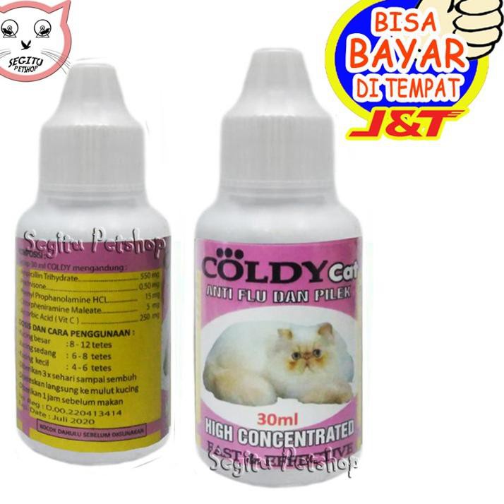 Bagus OBAT FLU KUCING PILEK BERSIN BERSIN COLDY