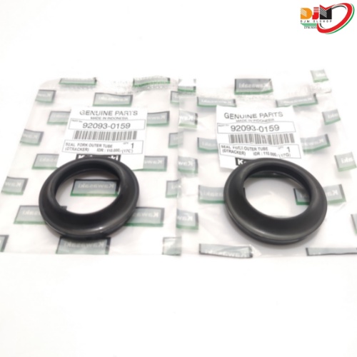 Seal Tutup Shock Depan Sil Abu Kawasaki Dtracker Fork Outer Tube 1set Isi 2pc 354813