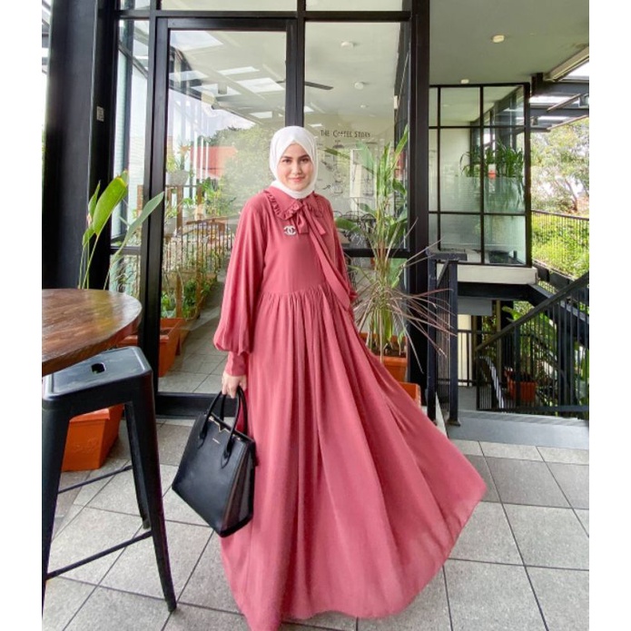 ELIF DRESS_CORAL