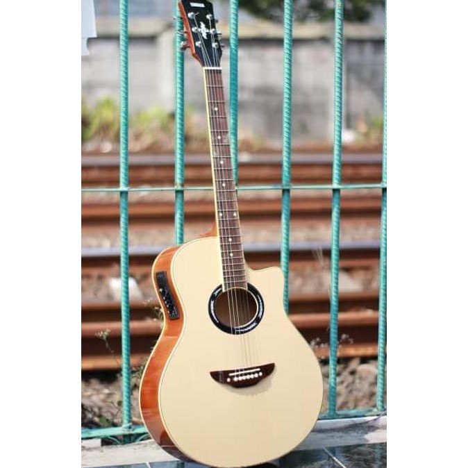 Gitar Akustik Elektrik Yamaha Apx500 Custom Bonus Tas Dan Senar Ajib