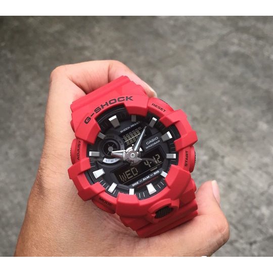 Jam Tangan Pria Casio G-Shock GA-700 Red Original BM