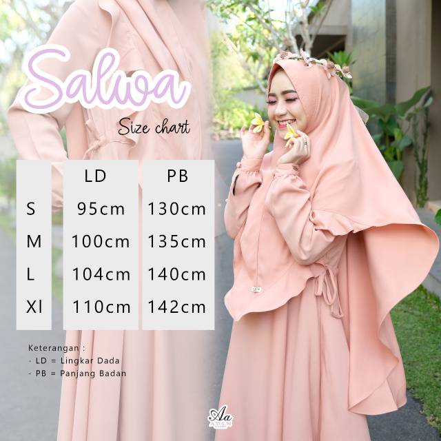 Khimar Only SALWA DRESS BY ADEN HIJAB