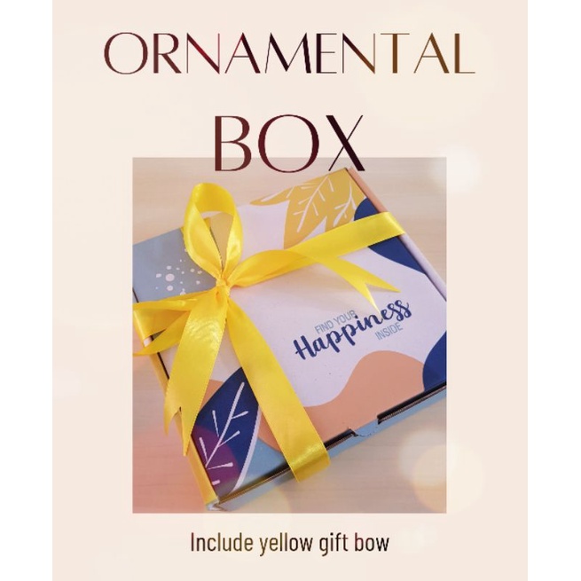 

Tambahan Packing Gift/Kado - Box MEDIUM tanpa Kartu Ucapan