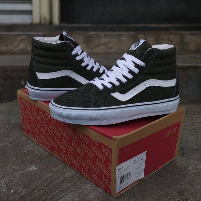 Vans SK8 HI Olive White