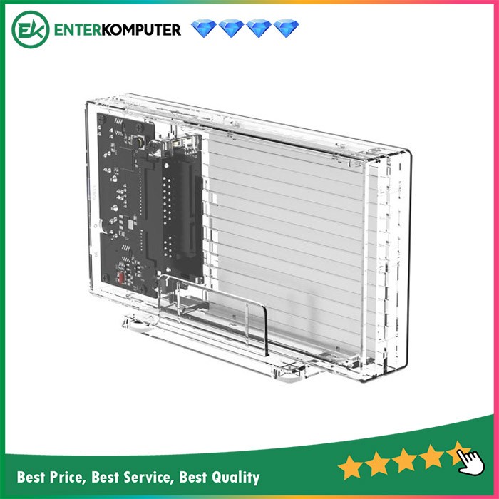 Orico 2259U3 Dual-Bay Enclosure 2.5&quot; USB 3.0 Transparant