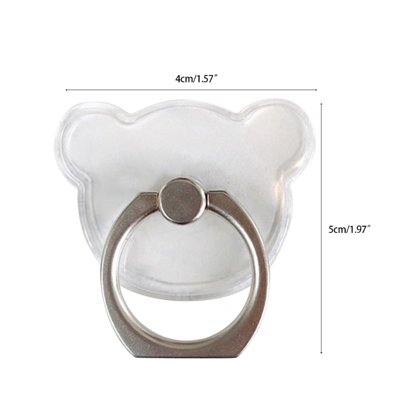 Vivi Ring Holder Transparan 1.57x1.97 &quot;Untuk Handphone