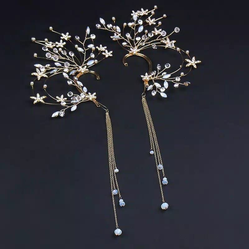 Anting kuping wedding Accesories telinga headress