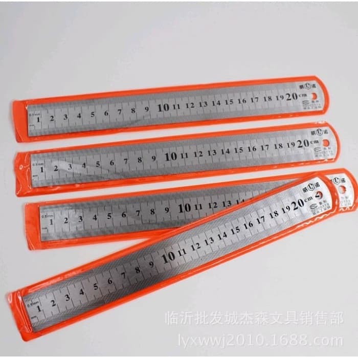 

Penggaris Besi / Stainless Steel Ruler (20cm)