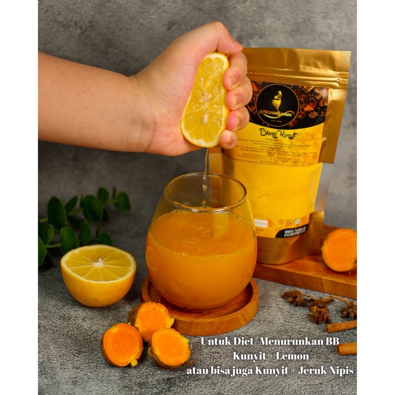 Kunyit Bubuk (Biang Kunyit) 200gr (Murni 100%) Obat Gerd & Asam lambung Ampuh | Detox | Diet-4