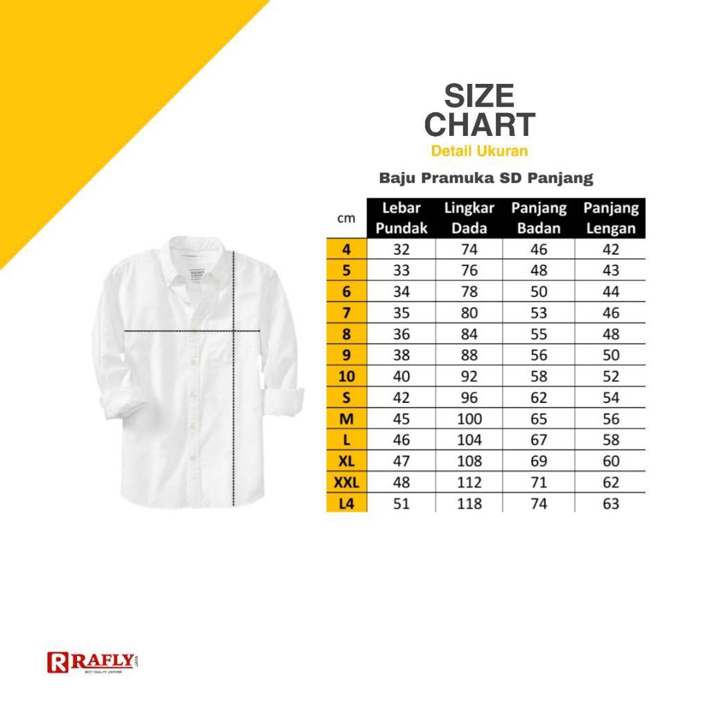 Baju Pramuka SD Siaga Lengan Panjang - Seragam Pramuka SD / Rafly Jaya