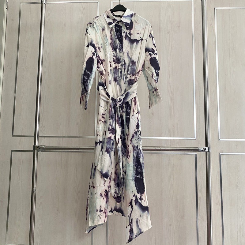 Dress panjang / Maxi Dress gamis import bkk bangkok Dress tyedie RX