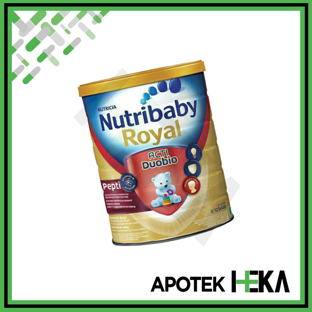 Nutribaby Royal Pepti 400 g - Formula Alergi Susu Sapi Ringan (SEMARANG)
