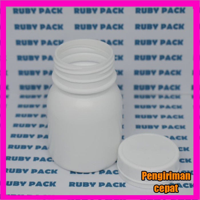 [ isi 10Pcs ] Botol Kapsul 50ml Segel Putih Dove