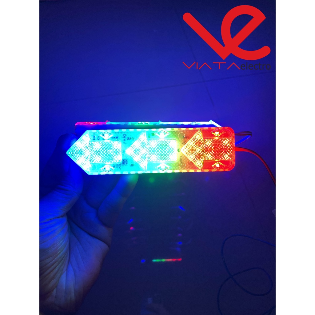 LED MODUL 3 MATA PANAH RGB 12V &amp; 24V (1 BUAH) LED 3 PANAH STROBO LED MODUL 3 PANAH RGB VARIASI MOBIL TRUK MOTOR