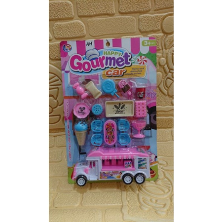 MAINAN ANAK-ANAK SET TRUK ICE CREAM/HAPPY GOURMET CAR