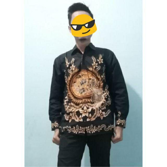 New Arrival Distro Batik Pria Bordir Sogan Hrb026 Batikaf Notoarto Batik Ipnu-ippnu Hem Batikalfa16