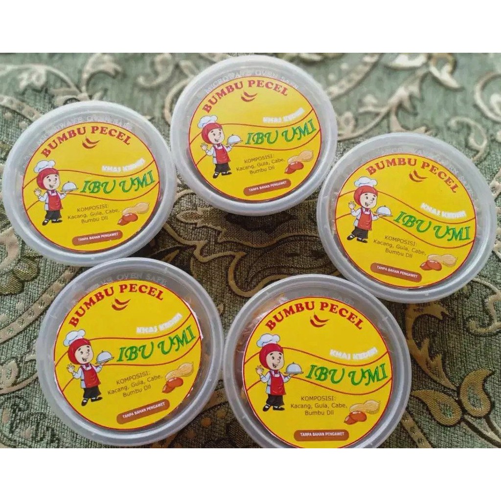 

SAMBAL / SAMBEL PECEL 250GR ( BUMBU PECEL) IBU UMI KHAS KEDIRI