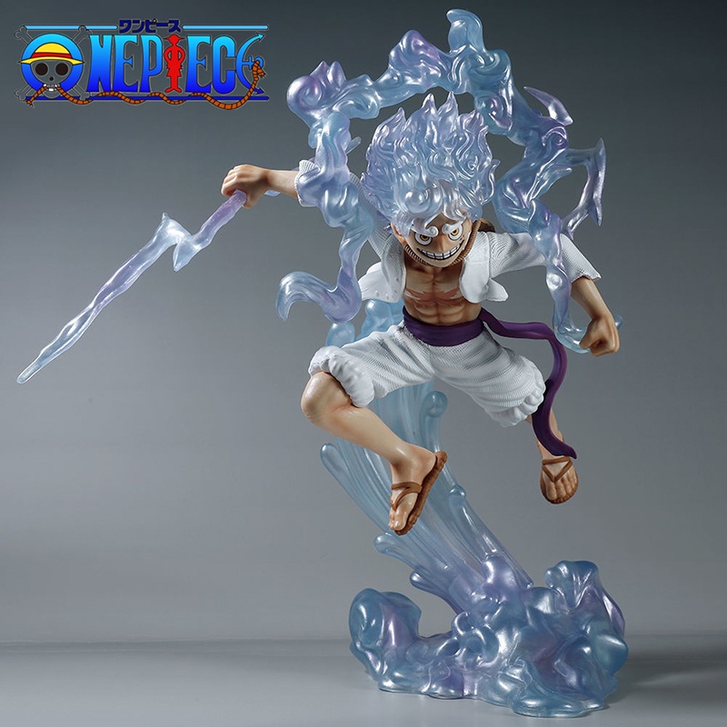 Mainan Action Figure One Piece Sun God Nika Luffy Gear 5 Monyet D Bahan PVC Ukuran 27cm Untuk Koleksi