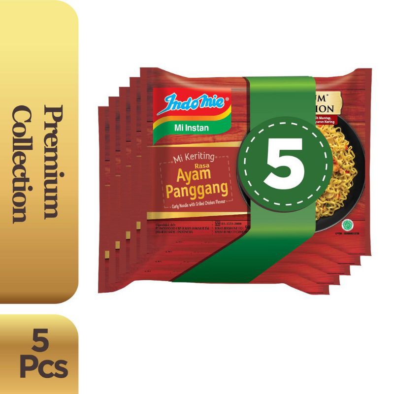 

Indomie Mie Keriting Ayam Panggang -5pcs